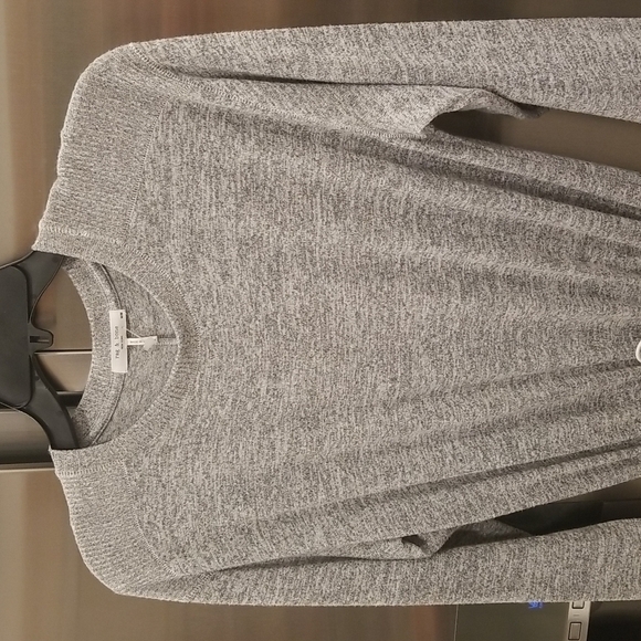 💕RAG & BONE💕 Avryl Long Sleeve Midi Sweater Dress Light Heather Gray Medium M - Picture 13 of 16